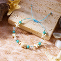 Bohemia Shell Conch Starfish Bracelet for Women Handmade Adjustable Rope Summer Beach Party Jewelry - Visuel 10 | SAMAG