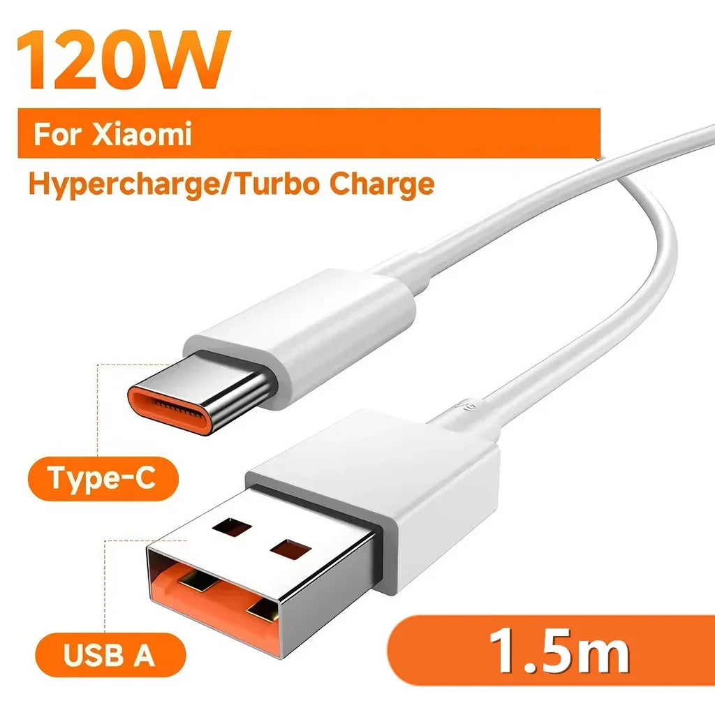 Quick Charge 3.0 Fast Charger 120W 4 Port USB Type C PD Mobile Phone Wall Adapter for iPhone 16 for Samsung USB Type C Cable