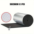 Fireproof Heat and Sound Insulation Mat 200x50cm Acoustic Thermal Mat Soundproof Wall Panels Noise Insulation for Car Deadening