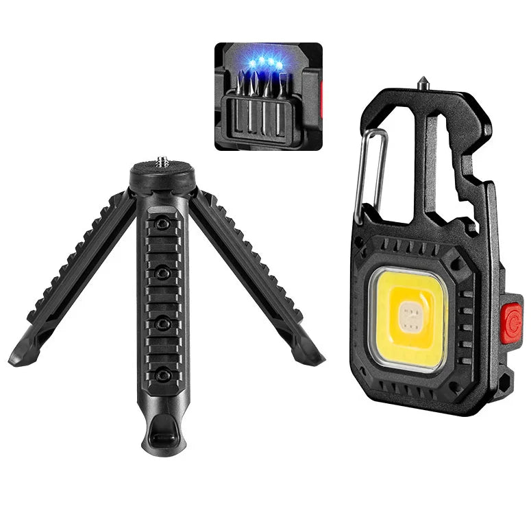 ESMARTER Multifunction Flashlight Keychain with Baseball - View 7 | SAMAG