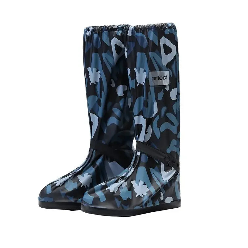 High Summer Work Male Shoes Print Mud Fashion On Offer Waterproof and Non-slip Wear-resistant Plastic Low-heel Men's Rain Boots