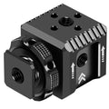 FEICHAO Triple Cold Shoe Mount Adapter Monitor Hot Shoe Extension Seat Mic Fill Light Bracket Holder for DSLR Camera Cage Rig