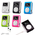 MP3 Player Portable Mini Music Stereo Speaker Clip LCD Display Support TF Card Noise Cancelling Lossless Sports Student Walkman