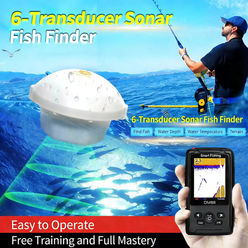 Sonar Fish Finder Handheld Damao, 200m Real Detection | SAMAG