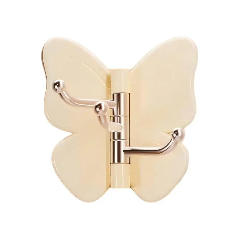 Butterfly Shaped Sticky Wall Hooks 180 Degree Rotatable No Drill Needed For Bathroom Kitchen Bedroom Home - View 9 | SAMAG