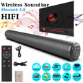 BS-10 TWS Bluetooth 5.0 HIFI Desktop Soundbar Audio System Built-in 4 Speaker Support RCA AUX TF-Card 3D Stereo Surround Sound