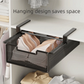 Large Capacity Underwear Storage Basket Pure Color Under Cabinet Hanging Organizer Shelf Design Pull - Out Drawer | SAMAG
