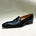 Men's Genuine Leather Penny Loafers Handmade Tassel Slip-On Dress Shoes for Wedding Banquet Casual Business Footwear