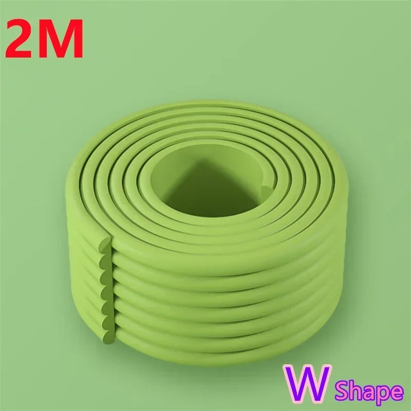 2M Baby Safety Soft Anti-Collision Foam Strip Home Table Corner Protector Tape Table Edge Protector for Baby Protection Products