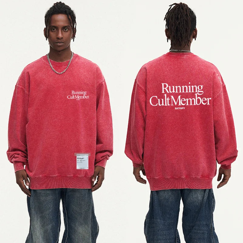 Satisfy SoftCell Men's round-neck sweatshirt Running | SAMAG