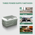 Alpicool NLS 20L 30L 40L Car Refrigerator Mini Fridge Freezer 12V Portable Compressor Cooler 12/24V DC 100-240V AC for Camping