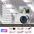 Famue FC02 Digital Camera for Students, 64MP Beauty Selfie Camera with 180° Flip Screen, 18X Zoom, 4K Video HD CCD for Vlogging