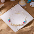 Bohemia Shell Conch Starfish Bracelet for Women Handmade Adjustable Rope Summer Beach Party Jewelry - Visuel 20 | SAMAG