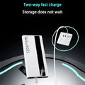 Lenovo 500000mAh 3C High Capacity PowerBank 120W Super Fast Charging Digital Display Portable External Battery For Xiaomi iPhone