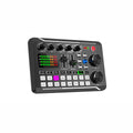 F998 Sound Card Microphone Sound Mixer Sound Card Audio Mixing Console Amplifier Live Music Mixer Amplifier Dj Equipment