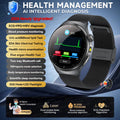 2026New AI-Diagnosis Care Smartwatch ECG+PPG Accurate Uric Acid Blood Pressure Body Fat Five organ Fitness Waterproof Smartwatch