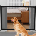 Pet Dog Barrier Fences With 4Pcs Hook Pet Isolated Network Stairs Gate New Folding Breathable Mesh Playpen For Dog Safety Fence