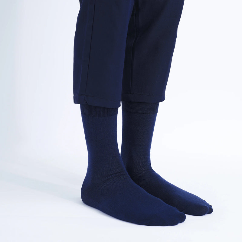 5 Pairs Men's Dress Socks Plus Large Size， Combed Cotton | SAMAG