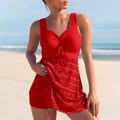 2026Sexy Hollow Out Splicing Bikini Swimsuit Women Two | SAMAG