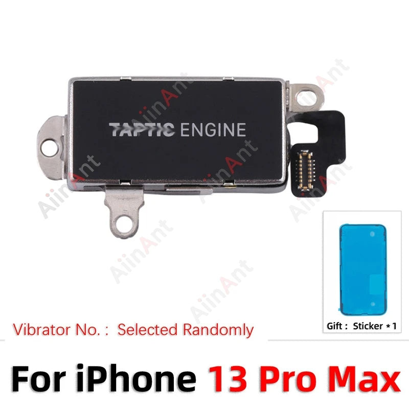 OEM Sticker + Flex For iPhone 12 13 14 15 Pro Max Plus mini For TAPTIC ENGINE Vibrator Motor Flex Cable