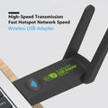 USB 3.0 WiFi Adapter 1300Mbps Dual 2dbi Antennas 5G/2.4G Wireless for Desktop PC Laptop Network - Visuel 5 | SAMAG