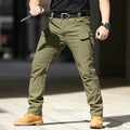 Mens Waterproof Cargo Pants Elastic Multiple Pocket Military Male Trousers Outdoor Joggers Pant Plus Size Tactical Pants Men