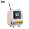 Divoom T-tiivoo-2 Mini small tv portable Radio FM with Adjustable Antenna Vintage Wireless 5.0 Bluetooth Speaker cute gift