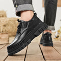 Men's casual shoes four seasons handwork comfort outdoor work shoes fashion Joker youth tide shoes business party leather shoes