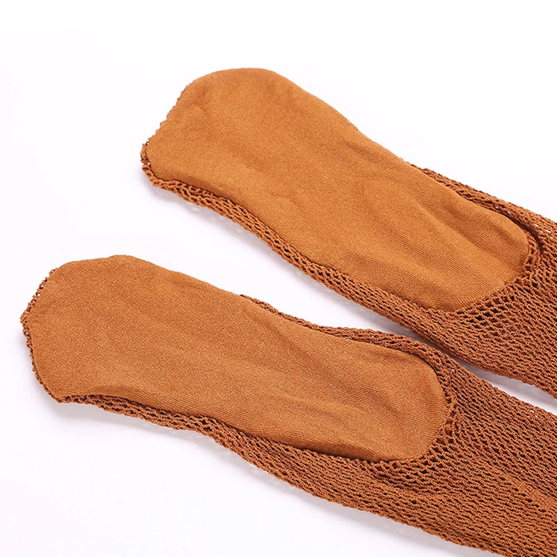 Latin Dance Mesh Socks Professional Hard Mesh Dance Competition Specific Socks Foot Anti Slip Shaping Samba Socks Rumba Socks