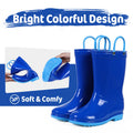 Evshine Rain Boots For Children Fashion Cute Rubber Boots Boys And Girls Waterproof Rain Boots Lovely Cartoon Kids Rain Boots