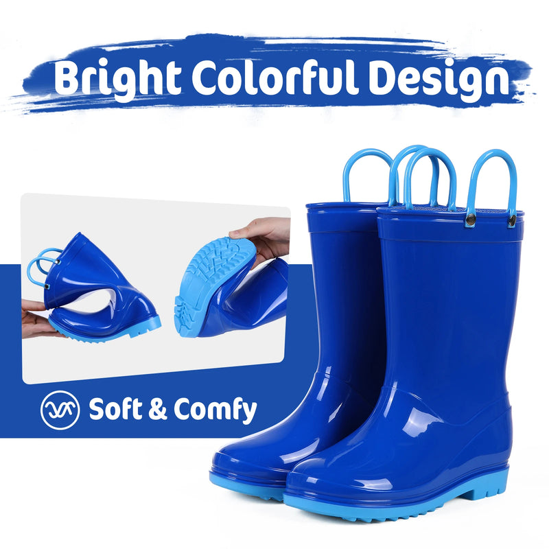 Evshine Rain Boots For Children Fashion Cute Rubber Boots Boys And Girls Waterproof Rain Boots Lovely Cartoon Kids Rain Boots