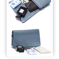 Zency New Soft Plain Color Leather Bag Multiple Pockets Women's Bag Genuine Leather Shoulder Crossbody Versatile Commuting Bag