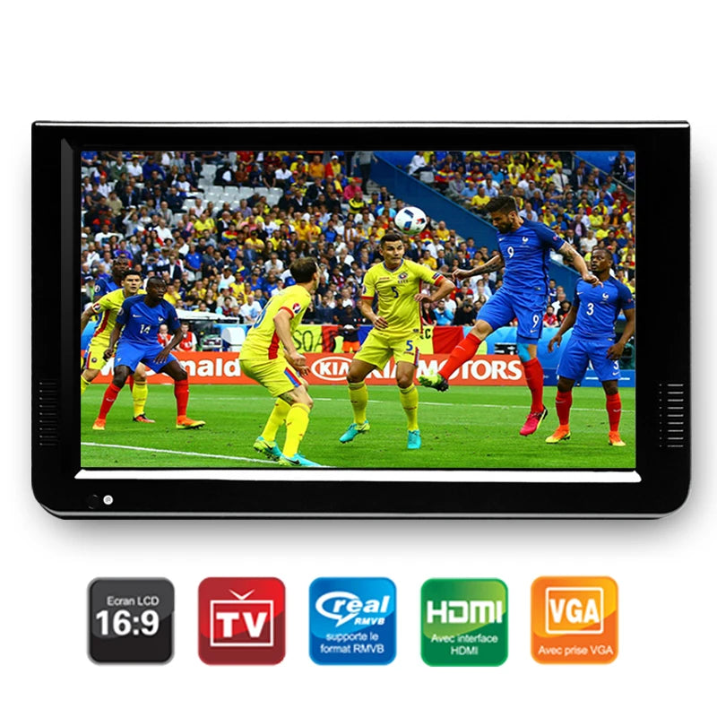 Leadstar D1 10 Inch ISDB-T Portable Mini DigitalTv Built In IsdbT DVB T2 ATSC Converter Tuner Decoder H265/Hevc Dolby Ac3 HDMI