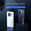 Lenovo 200000mAh Power Bank 120W PD Super Fast Charging Portable Power Bank Large Capacity External Battery With Digital Display