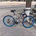 22/24/26 Inch Aluminum Alloy MTB Wheelset, Disc Brake, 7/8/9 Speed Rear Hub, with Tires