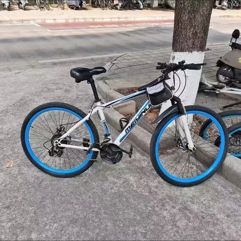 22/24/26 Inch Aluminum Alloy MTB Wheelset, Disc Brake, 7/8/9 Speed Rear Hub, with Tires