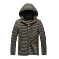 Autumn Winter Men Parkas Windbreaker Warm Casual Outdoor Fashion Mens Down Jackets Windproof Cotton Thicken Male Hooded Coats