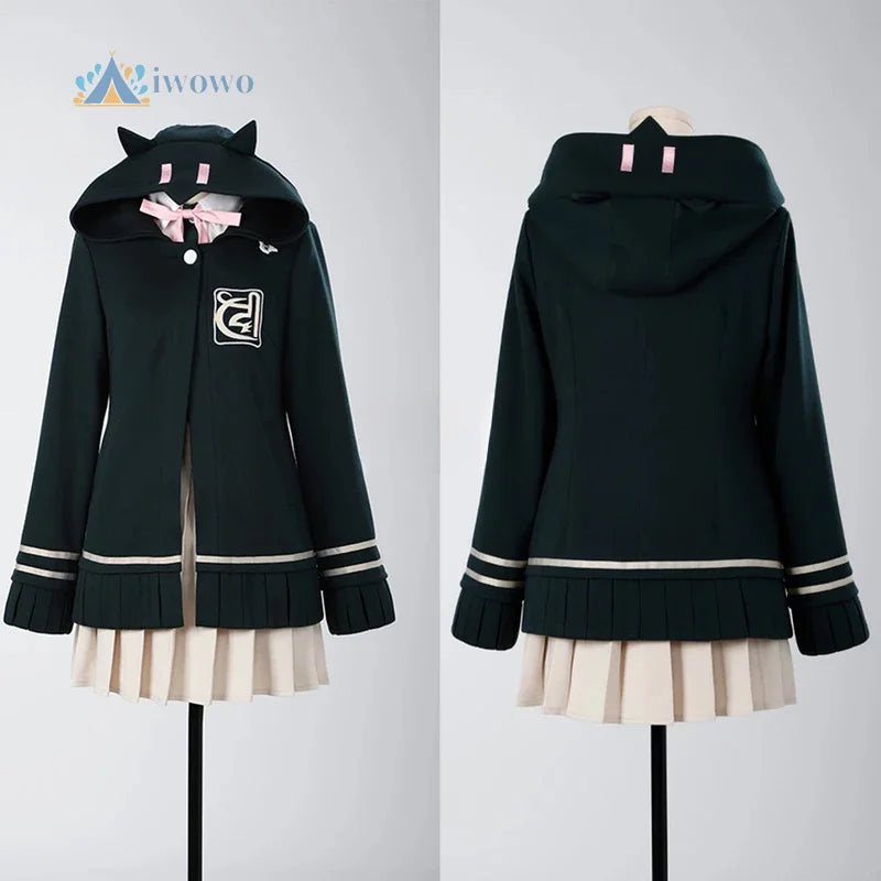 ChiaKi Nanami Cosplay Costume R-Quality Embroidery School Uniform Christmas Halloween Daily Wear