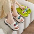 Casual Women's Slippers Home Designer Summer Sandals Fashion Bathroom Platform Woman Shoes Elegant Indoor Outdoor Beach Slides