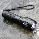 Mini Portable Rechargeable LED Flashlight XP-G Q5 Zoomable Torch Lantern with 3 Lighting Modes for Camping