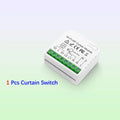 Wifi Rf Curtain Switch Tuya Smart Life Roller Shutter Module 433mhz Transmitter Remote Control Window Blinds Alexa Google Home