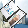 A3 A4 File Folder Clipboard Writing Pad Double Clips Paper Organizer School Office Stationary