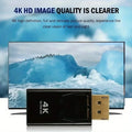 4K DP DisplayPort to HDMI-compatible Adapter Converter Display Port DP to HDMI-compatible HDTV Adapter Video Audio Laptop PC