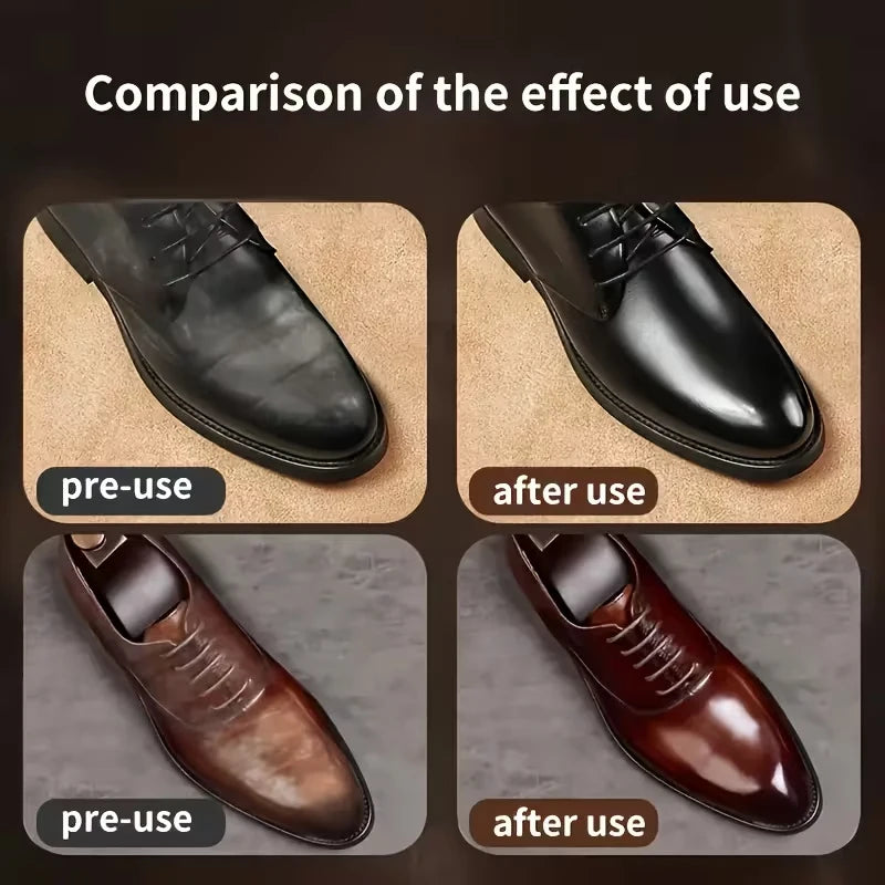 30ml beeswax shoe polish care set, artificial beeswax oil, universal colors - quick polishing and deep nourishment