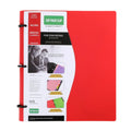 3 Ring Loose-leaf File Folder Waterproof Detachable Notebook Binder Dustproof Thickened 3 Hole Punched Lined Paper Mobile Office