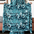 Fashion Women Abaya Embroidered Tie-dye O-neck Cotton | SAMAG