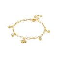 Original 925 Sterling Silver Zirconia Tennis Chain Bracelet for Women Adjustable Gold Color Hot Sale Ideal Birthday Party Gifts