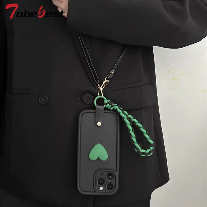 Crossbody Lanyard Wrist Strap Case for Xiaomi Redmi Note 15 15C 14 14C 13 13C 12 12C 11 10 9 8 Pro Plus 4G 5G Silicone Cover