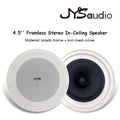 Bluetooth Wall Amplifier Music Panel Home Theater Sound System with 4.5 inch Stereo Ceiling Speaker for Residential Environment