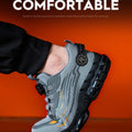 Indestructible Steel Toe Protective Safety Shoes Slip Resistant Abrasion Resistant Work Shoes Men Tough Comfortable Sneaker ﻿